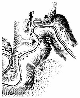 Abb.: 42  Ponsart 1838; Saffenburg; Reste Kalte Herberge (?)