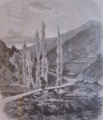 Abb.: 25 Holzbr&uuml;cke &uuml;ber die Ahr an der Bunten Kuh